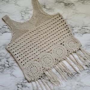 Runway Couture crochet top size small